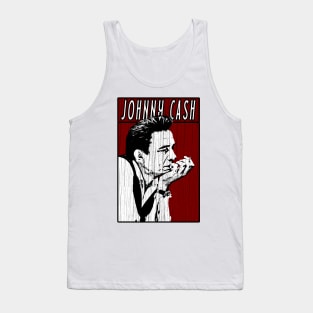 Retro Vintage Johnny Cash Tank Top